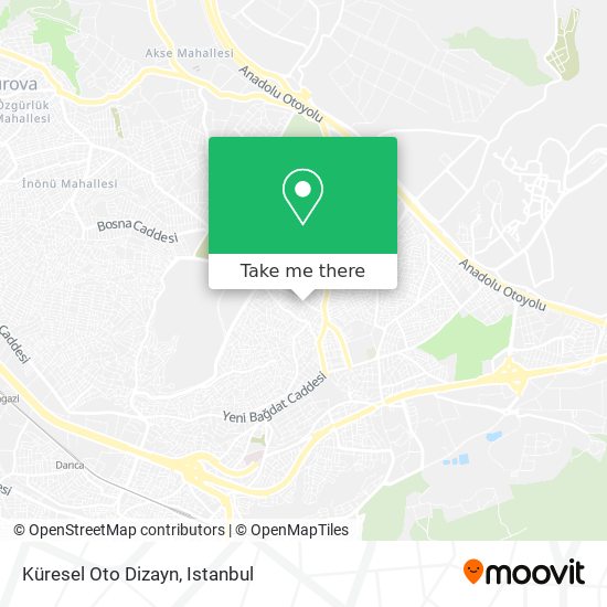 Küresel Oto Dizayn map