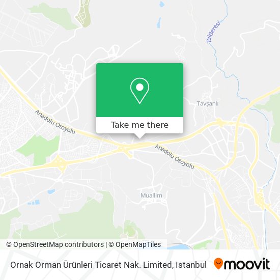 Ornak Orman Ürünleri Ticaret Nak. Limited map