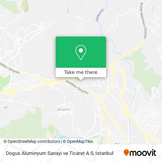 Dogus Aluminyum Sanayi ve Ticaret A.S map