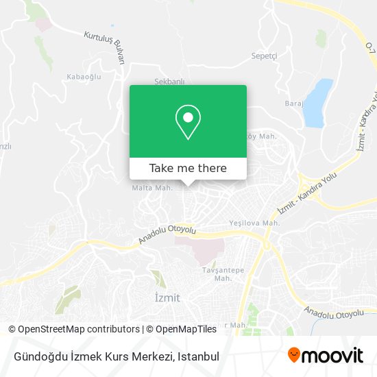 Gündoğdu İzmek Kurs Merkezi map