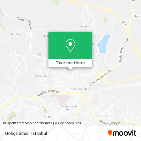 Gökçe Sitesi map
