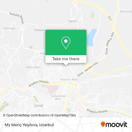 My Meriç Yeşilova map