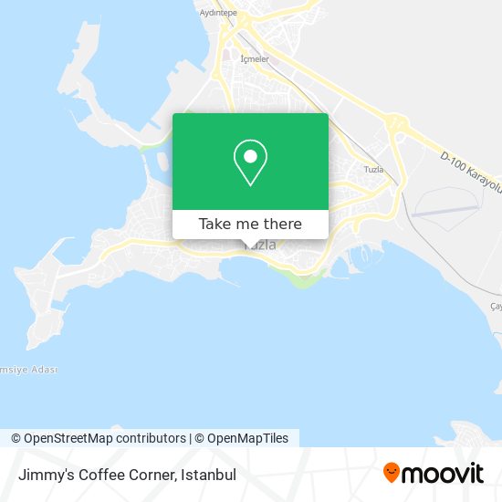 Jimmy's Coffee Corner map