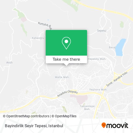 Bayindirlik Seyir Tepesi map