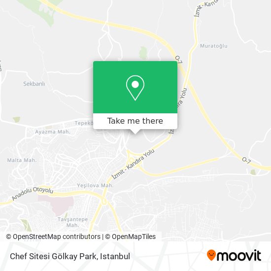 Chef Sitesi Gölkay Park map