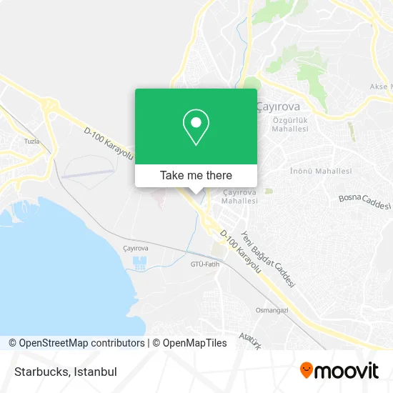 Starbucks map
