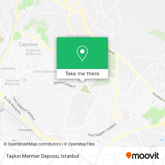 Taşkın Mermer Deposu map