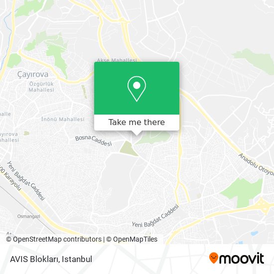 AVIS Blokları map