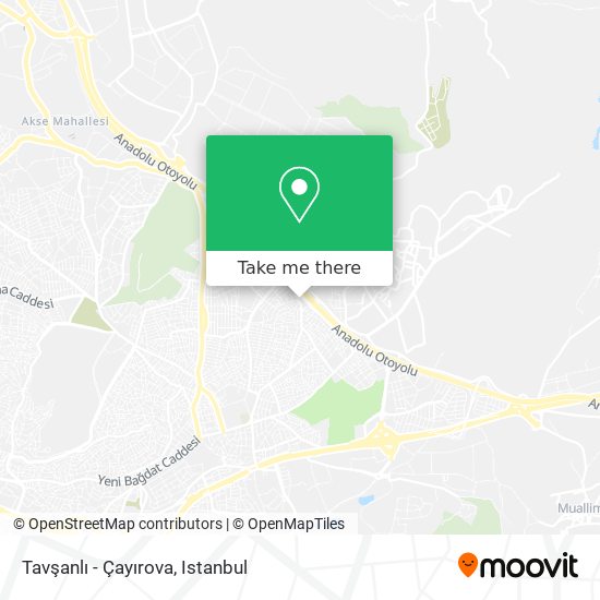 Tavşanlı - Çayırova map