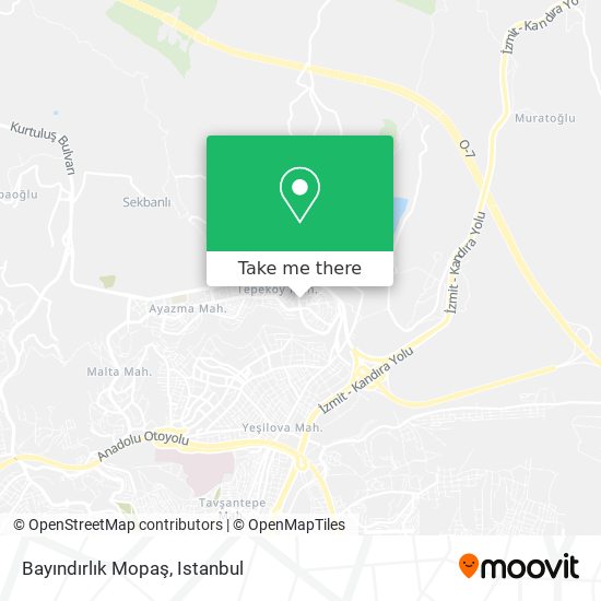 Bayındırlık Mopaş map