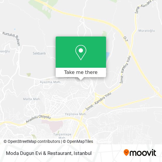 Moda Dugun Evi & Restaurant map
