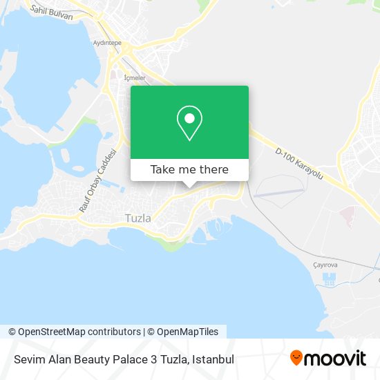 Sevim Alan Beauty Palace 3 Tuzla map