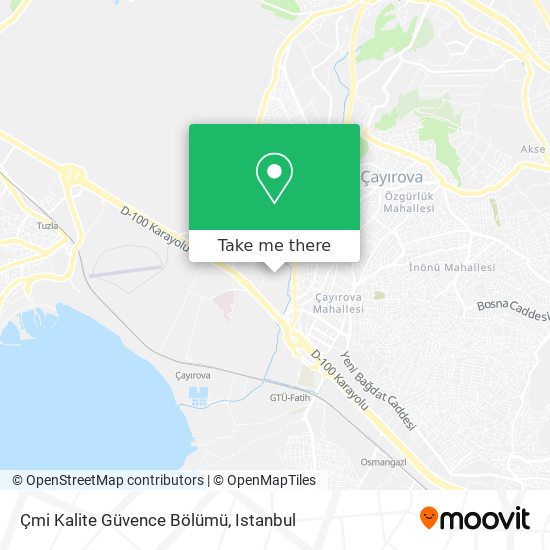 Çmi Kalite Güvence Bölümü map