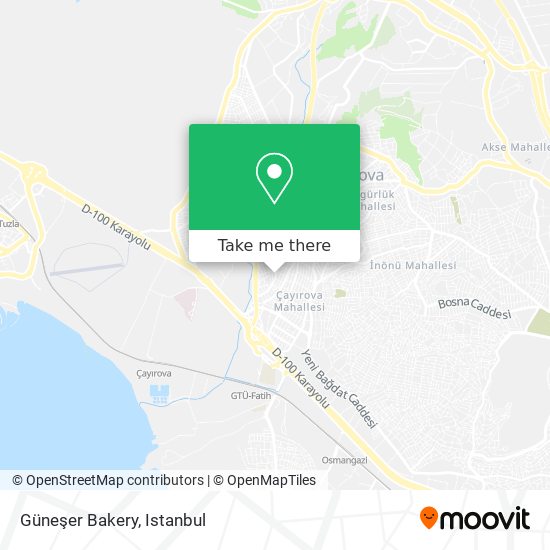 Güneşer Bakery map