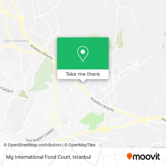 Mg International Food Court map