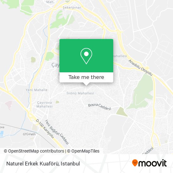 Naturel Erkek Kuaförü map