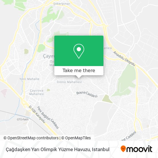 Çağdaşken Yarı Olimpik Yüzme Havuzu map