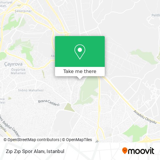 Zıp Zıp Spor Alanı map