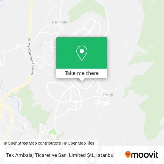 Tek Ambalaj Ticaret ve San. Limited Şti. map