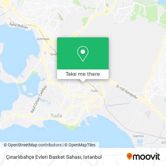 Çınarlıbahçe Evleri Basket Sahası map