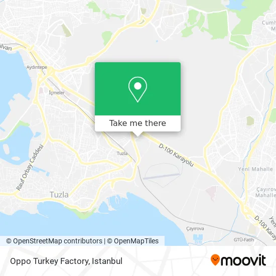 Oppo Turkey Factory map