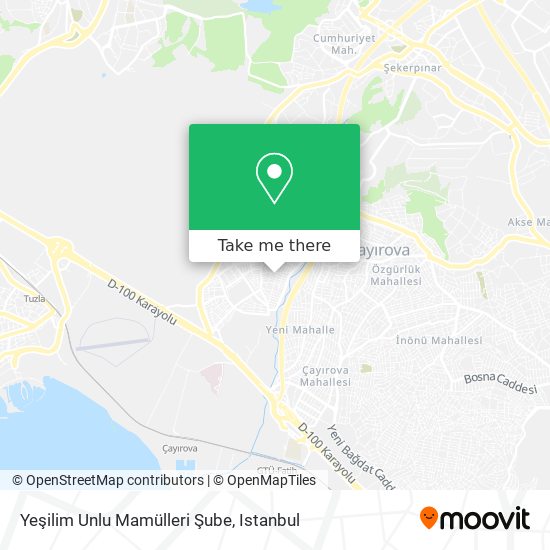 Yeşilim Unlu Mamülleri Şube map