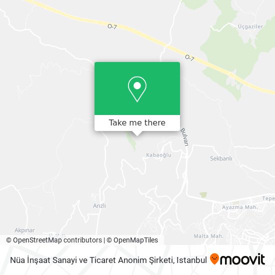 Nüa İnşaat Sanayi ve Ticaret Anonim Şirketi map