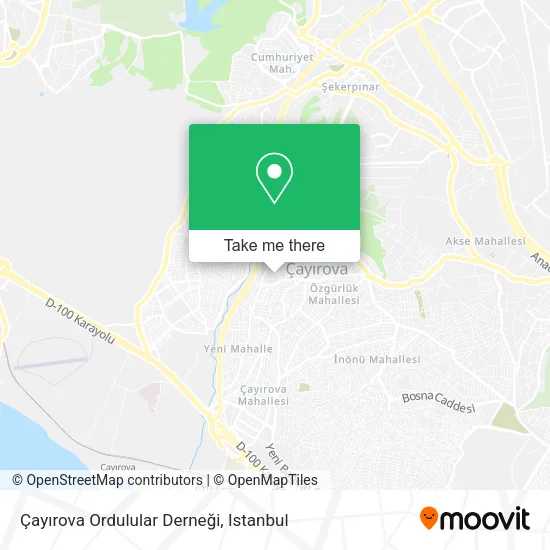 Çayırova Ordulular Derneği map