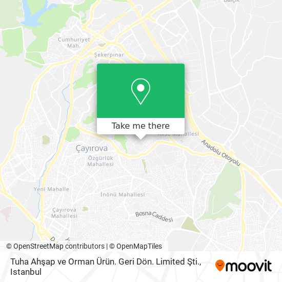 Tuha Ahşap ve Orman Ürün. Geri Dön. Limited Şti. map