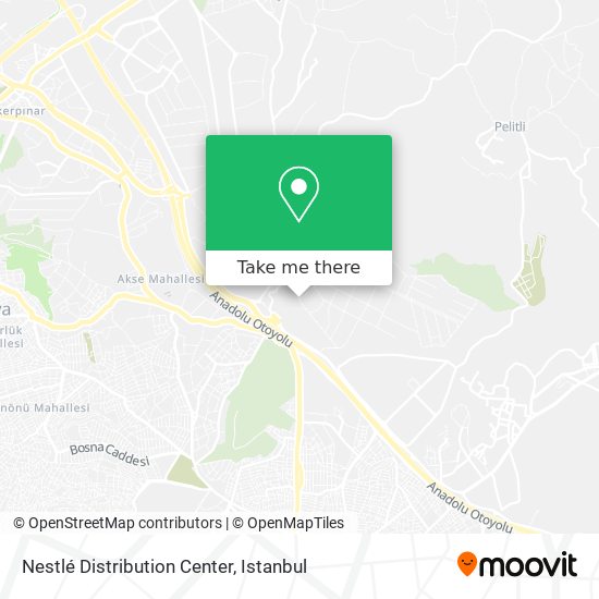 Nestlé Distribution Center map