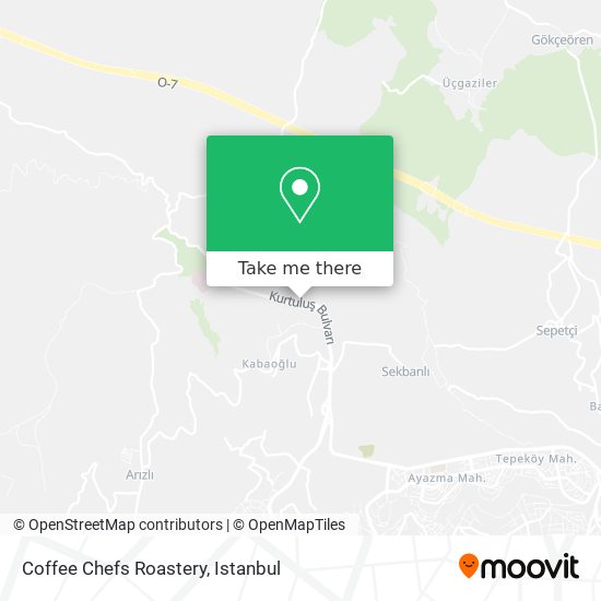 Coffee Chefs Roastery map