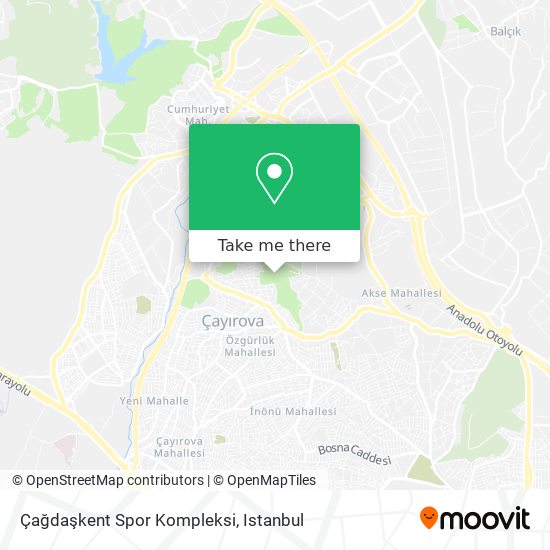 Çağdaşkent Spor Kompleksi map