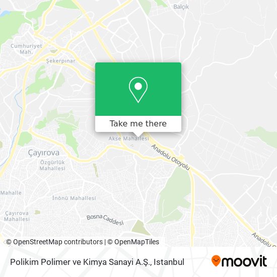 Polikim Polimer ve Kimya Sanayi A.Ş. map