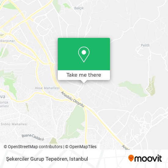 Şekerciler Gurup Tepeören map