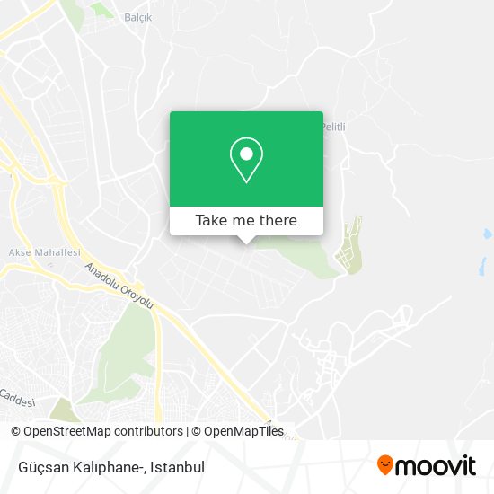 Güçsan Kalıphane- map