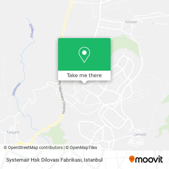Systemair Hsk Dilovası Fabrikası map