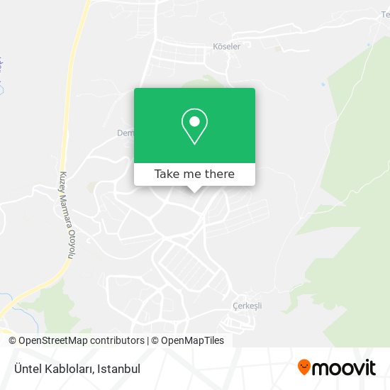 Üntel Kabloları map