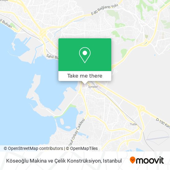 Köseoğlu Makina ve Çelik Konstrüksiyon map