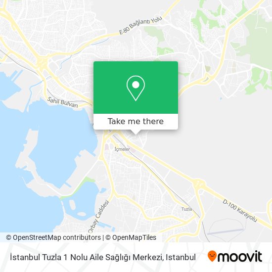 İstanbul Tuzla 1 Nolu Aile Sağlığı Merkezi map