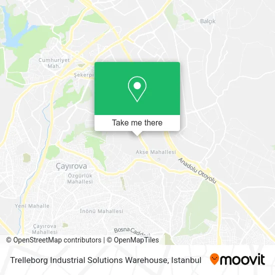 Trelleborg Industrial Solutions Warehouse map