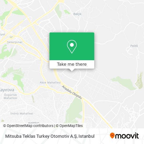 Mitsuba Teklas Turkey Otomotiv A.Ş map