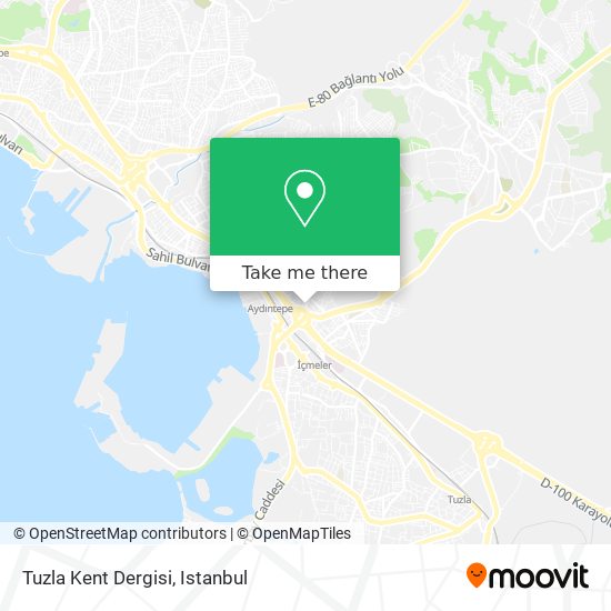 Tuzla Kent Dergisi map