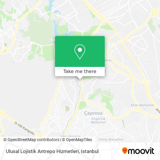 Ulusal Lojistik Antrepo Hizmetleri map