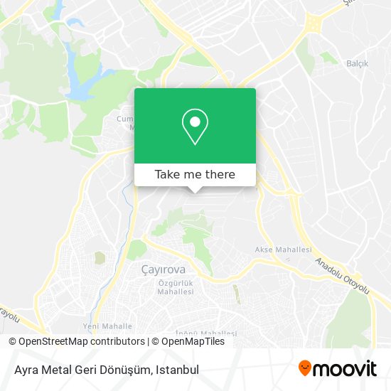 Ayra Metal Geri Dönüşüm map