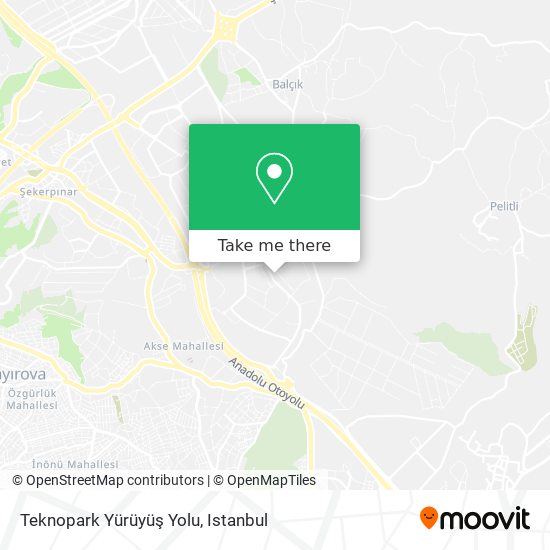 Teknopark Yürüyüş Yolu map