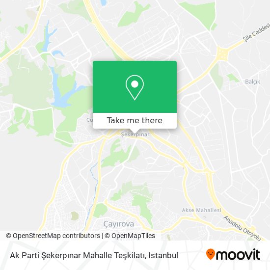 Ak Parti Şekerpınar Mahalle Teşkilatı map