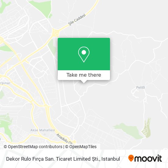 Dekor Rulo Fırça San. Ticaret Limited Şti. map