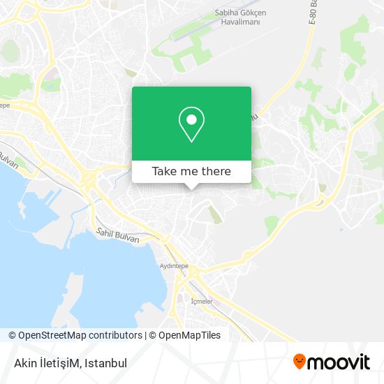 Akin İleti̇şi̇M map