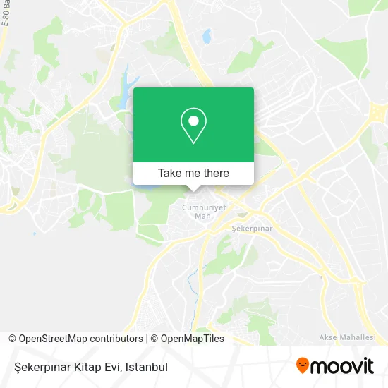 Şekerpınar Kitap Evi map