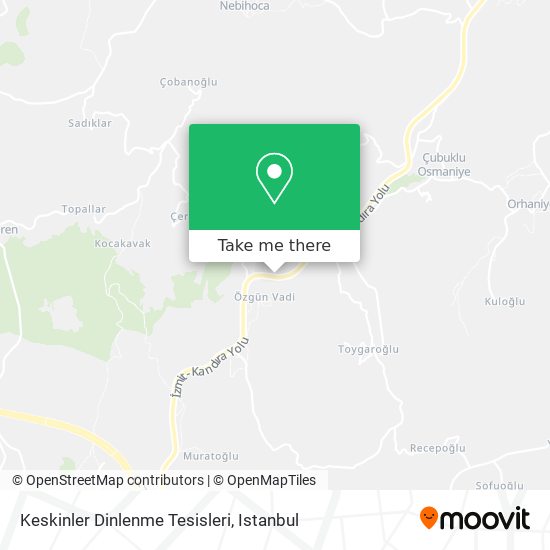 Keskinler Dinlenme Tesisleri map